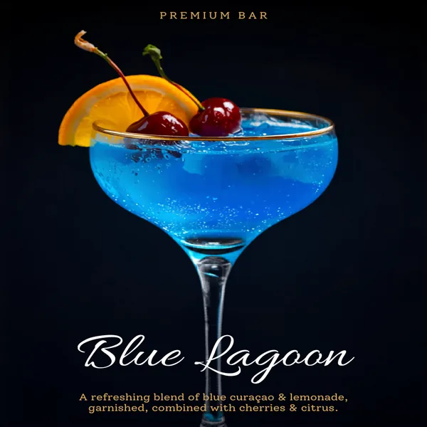 Blue Lagoon cocktail